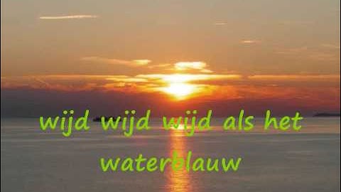 Diep diep diep als de zee