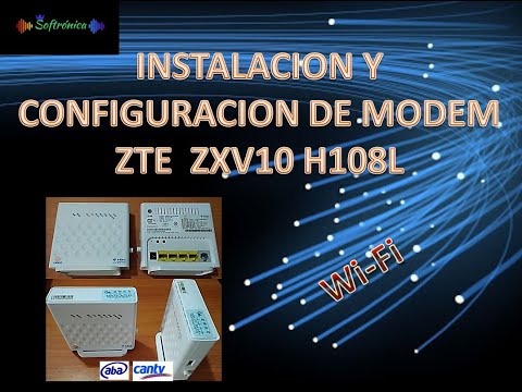 Video: ¿Cómo configuro mi enrutador WIFI ZTE?