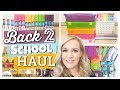 MASSIVE Back to School supplies HAUL 2017 | Dollar Tree, Walmart, Target & Costco | The Family Fudge