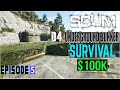 SCUM - SURVIVAL D4 Underground Bunker, only craftable weapons $100k series ep 5
