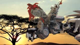 Transformers Dotm: Laserbeak speaking in stop motion