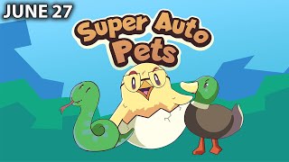 Cat and cow, call this a yoga round (Super Auto Pets)