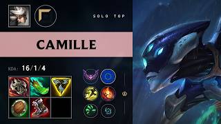 Camille Top vs Twisted Fate - EUW Master Patch 26.14