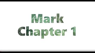 The Book of Mark Chapter 1 - New King James Version (NKJV) - Audio Bible