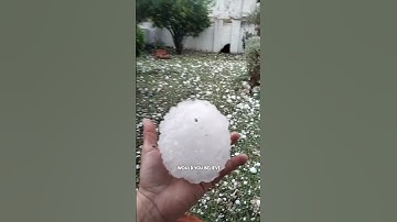 Ever seen HAIL this size?! 🤯