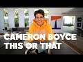 Cameron Boyce Plays RAW&#39;s This or That