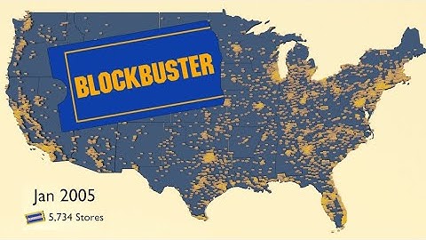 The Rise and Fall of Blockbuster (Map)