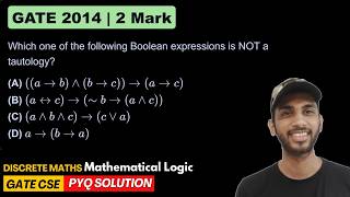 GATE CSE 2014 Discrete Maths Which one of the following Boolean expressions is NOT a tautology