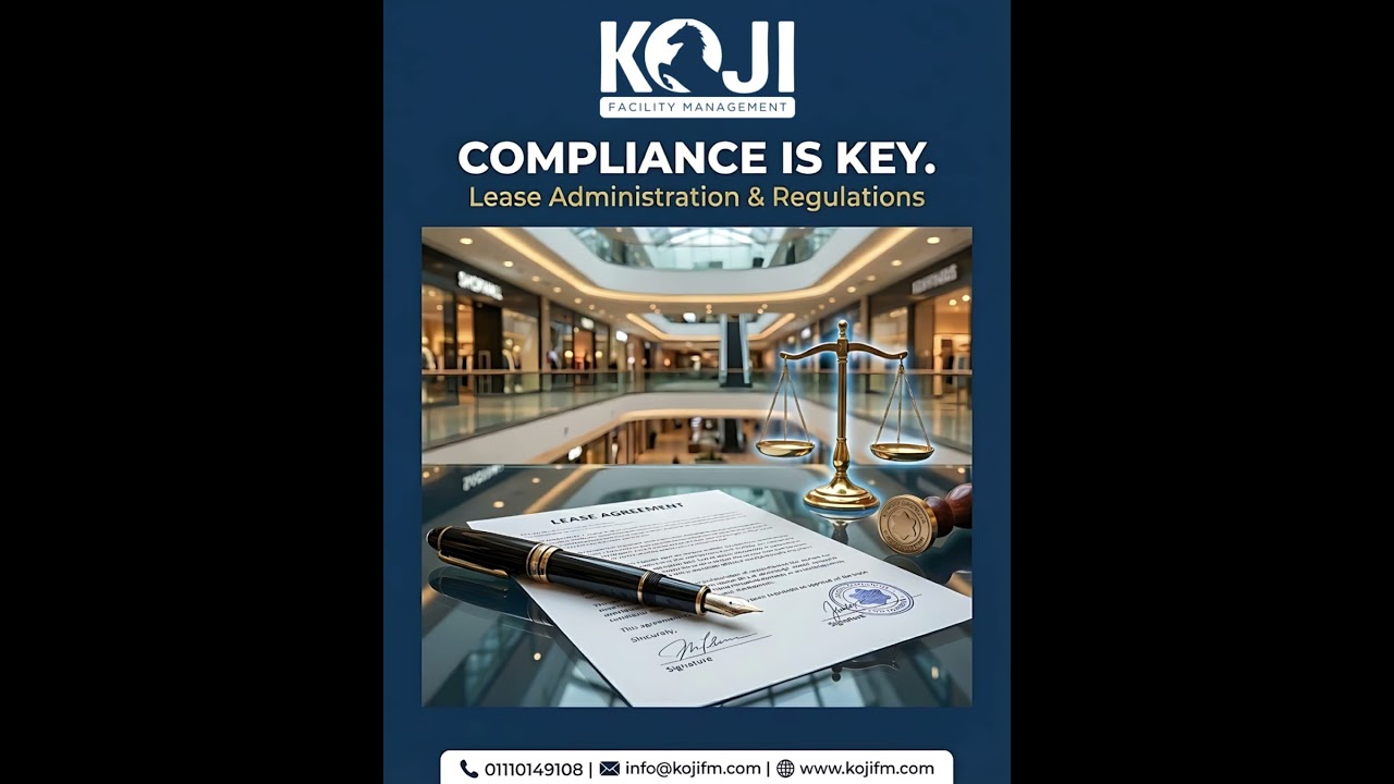 Protect your Mall from risks with strict Legal Compliance. ⚖️🏢 || KOJI Facility Management
