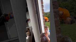 Jumping From Window And Return Back Same Spot