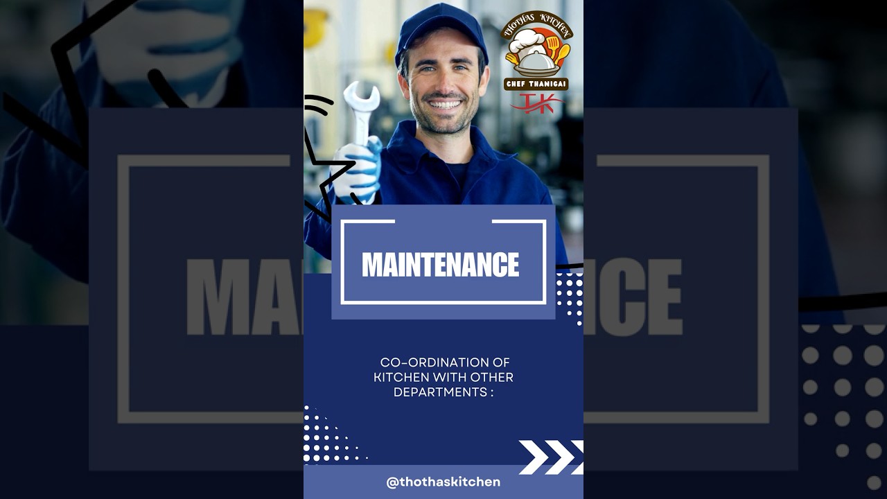KitchenCoordination-MaintenanceDepartment