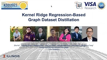 KDD 2023 - Kernel Ridge Regression-Based Graph Dataset Distillation