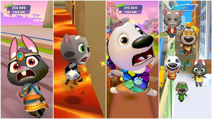 100 Funny Fails Talking Tom Gold Run VS Tom Hero Dash VS Tom Gold Run 2