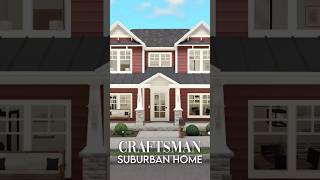 I Built a Craftsman Suburban Home in Bloxburg #bloxburg #robloxbloxburg #bloxburgbuild