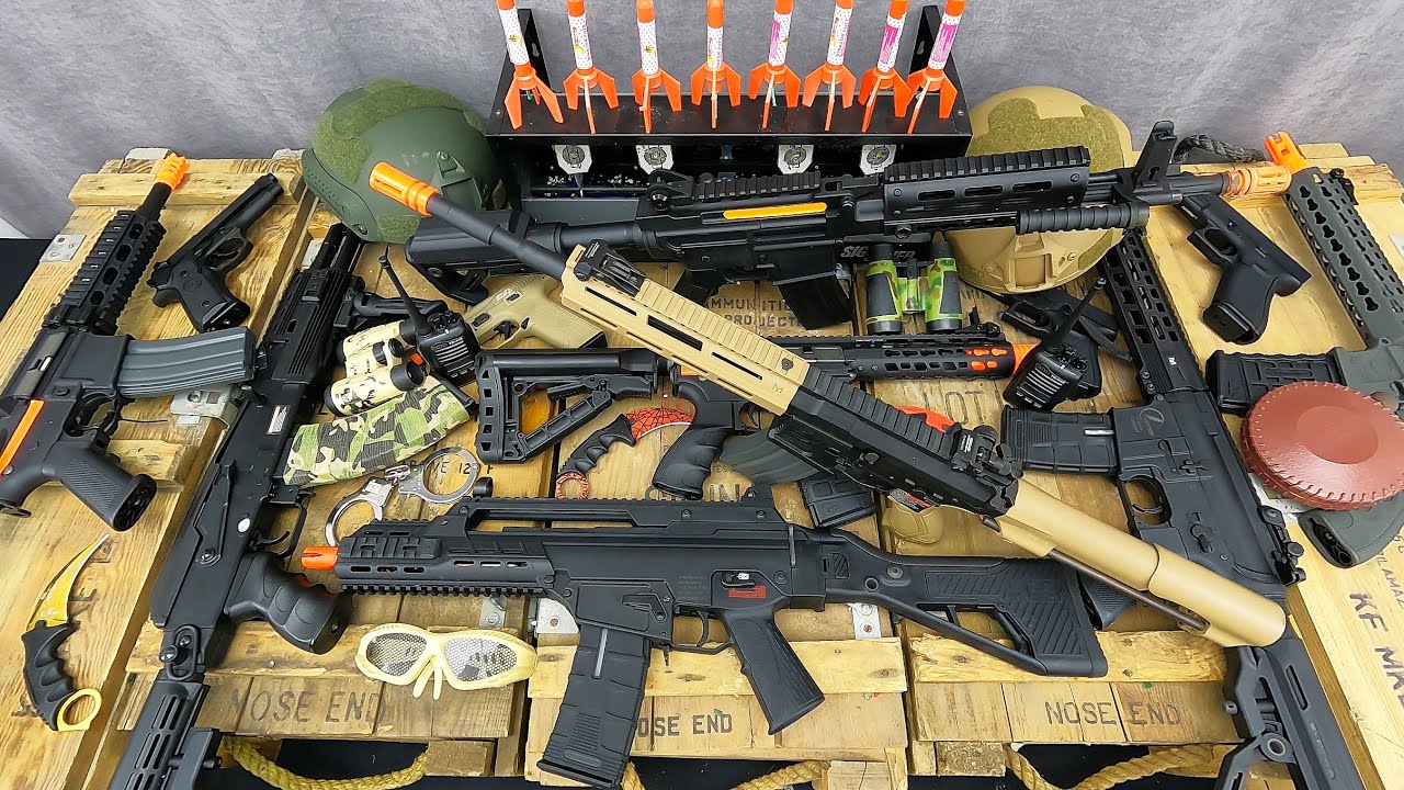 Auto BB Airsoft Rifles Big Deadly Armory Airsoft /ICS1440/CM16/CM16