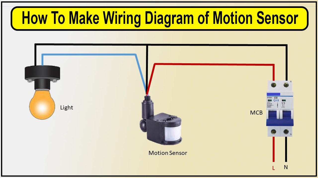 Wiring Diagram Of Motion Sensor