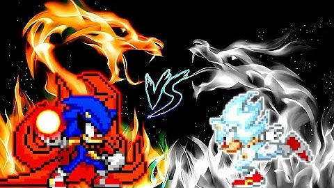 Sonic Baryon Mode V2 OP VS Sonic Chaos V3 RN OP (all form) in Jump Force Mugen