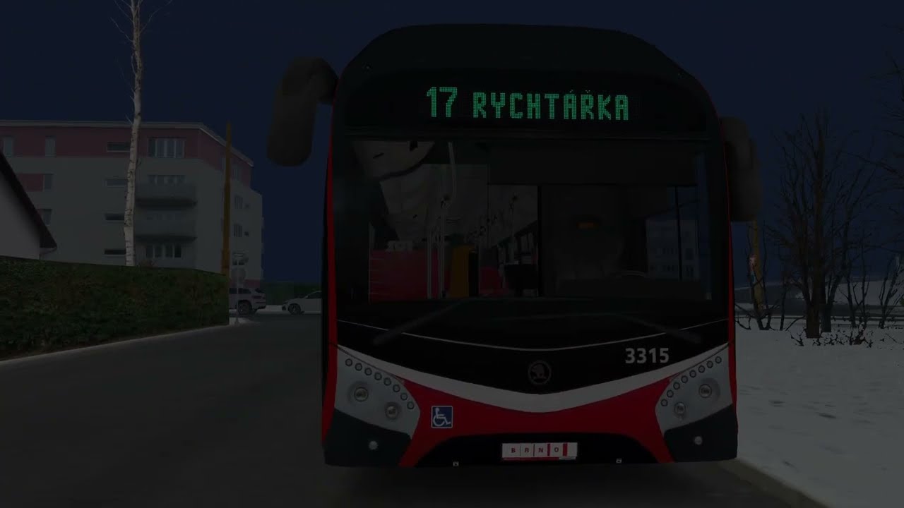Simt Simulátor - Linka 17 Bělice - Rychtářka (NOVOROČNÍ)