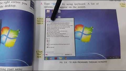 Task June 2020 Class 3 Computer Topic Introduction to MS Window 7  Part 2