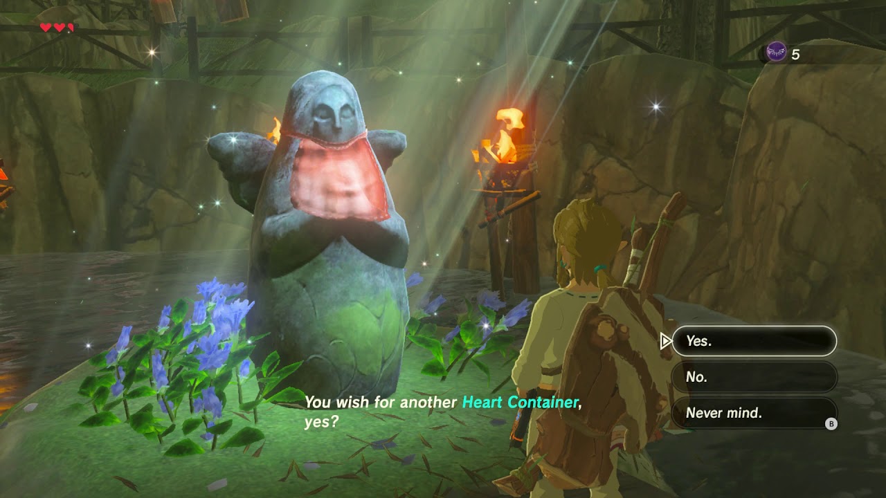 photo Hateno Village Prayer Location the legend of zelda breath of the wild kakariko village pray at stone for heart container 2019