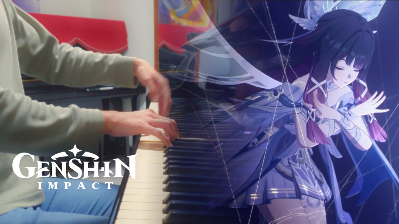 Columbina Theme – 'To Where She Flies' (Slow Ver.) | Genshin Piano Cover + Sheet