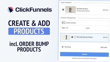 How to Create Products in Clickfunnels - Clickfunnels Tutorial