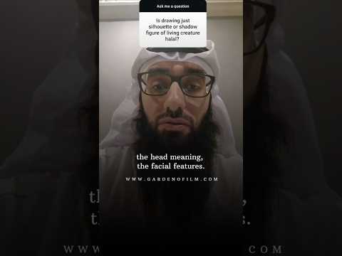Is Drawing Just Silhouette Or Shadow Figure Of Living Creatures Halal Ustadh AbdulAziz Al Haqqan
