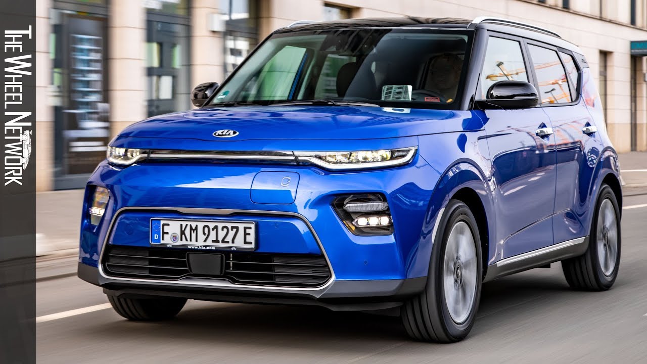 2019 Kia E Soul Ev Neptune Blue Driving Interior Exterior Eu Spec