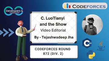 C. LuoTianyi and the Show | Codeforces Round 872 (Div. 2) | Codeforces | DCC NIT-A