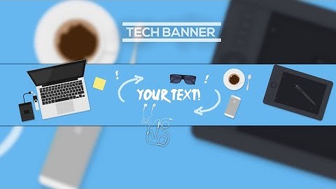 How to Make a Simplistic Tech Banner on Android | Pixel Lab Only | Tech Banner