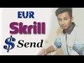 How to send skrill eur to usd dollar | skrill dollar buy and sell bangla tutorial