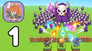 ⚔️ Tiny Divines: Defense - Gameplay Walkthrough Part 1 - Devian Caster Boss (Android/iOS)