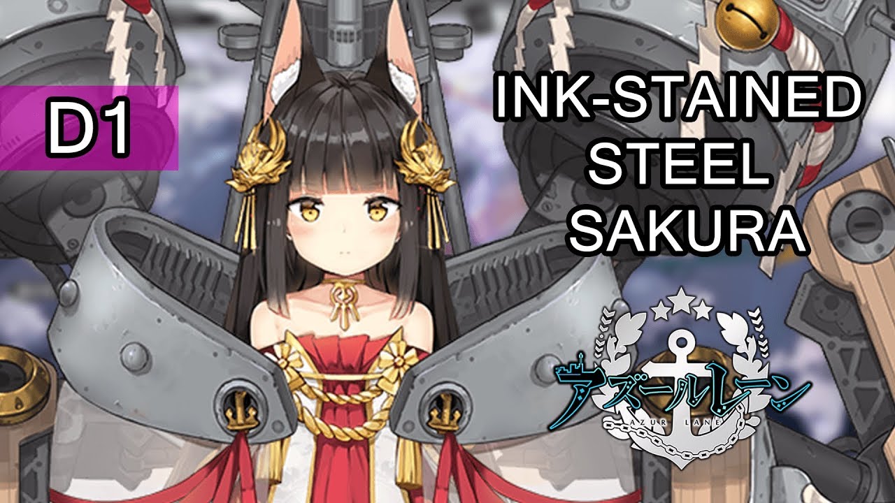 【Azur Lane JP】Ink-stained Steel Sakura - D1: Nagato and Mutsu in Hard ...