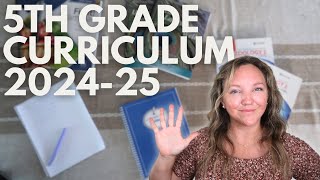 5TH GRADE CURRICULUM CHOICES || HOMESCHOOL CURRICULUM WEEK 2024