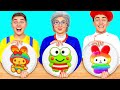 自分 vs おばあちゃんの料理チャレンジ | クリエイティブなフードハック TeenDO Challenge
