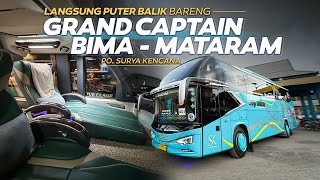 JAMINAN TIDUR KARENA NYAMAN BANGET NAIK BIS INI !! Po. Surya Kencana rute Bima - Mataram