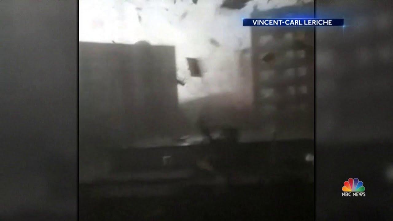 Dramatic Video Inside Of A Tornado As It Touches Down In Canada | NBC Nightly News