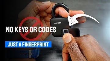 Best Fingerprint Padlock - No Bluetooth or Wi-Fi Required!