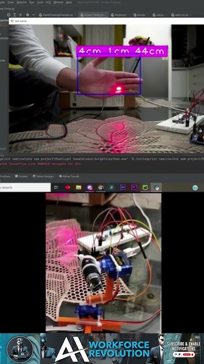 openCV python aimbot with Arduino based laser turret - YouTube