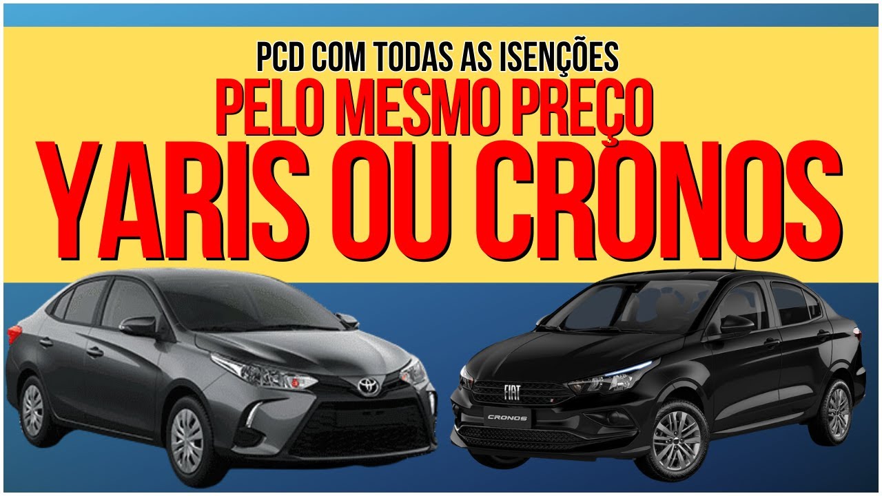 Comparativo: Fiat Cronos Drive 1.3 CVT x Toyota Yaris Sedan XL 1.5 CVT -  Mundo do Automóvel para PCD