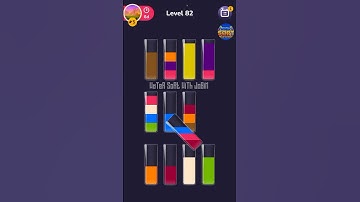 Love WaterSort || Level-82 || WaTeR SoRt WiTh JoBiN ||#watersort #gaming #gameplay