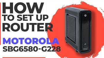 ✅ How to Setup Motorola SBG6580-G228 WiFi Router | How to Set Up MOTOROLA N300 SBG6580-G228 Modem