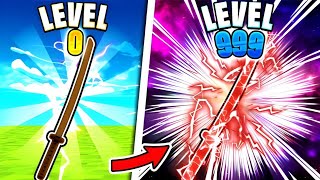 LEVEL 0 VS LEVEL 999 STRONG NINJA SIMULATOR ROBLOX GAMING