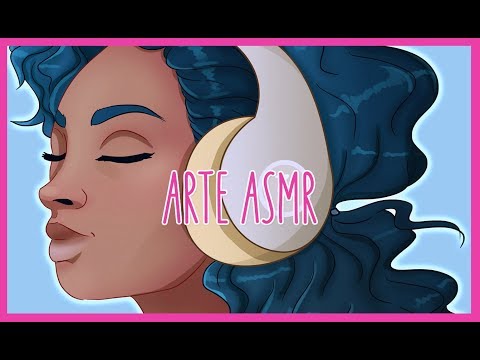 ARTE ASMR | DIBUJANDO UNA CHICA Y SUS AUDIFONOS (timelapse)