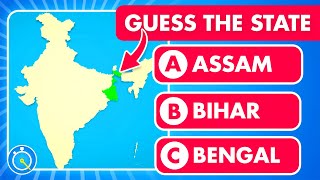 Guess The Indian State From The Map | India Map Quiz
