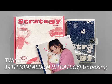 TWICE - 14TH MINI ALBUM [STRATEGY] Unboxing ! - YouTube
