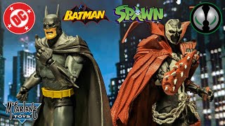 Batman, Spawn 2 Pack DC Multiverse Review & Unboxing of the 7" Scale Action Figures (McFarlane Toys)
