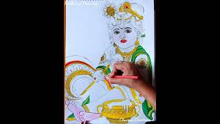 Cute Krishna Drawingkrishna Ji Drawingladdu Gopalbal Gopal 