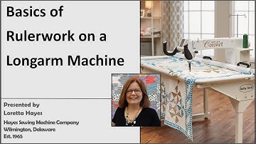 Basics of Rulerwork Quilting on Longarm Machine