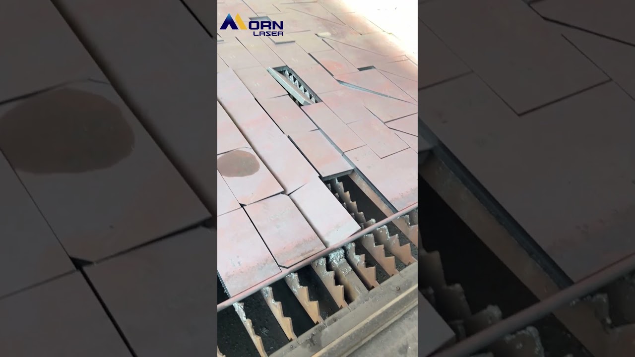 Customer Site Shooting  Morn 12000W Fiber Laser Cutting Machine